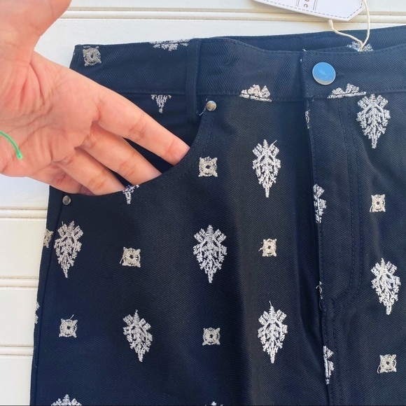 Black & white Jean Skirt by Love Riche new - Picture 6 of 8